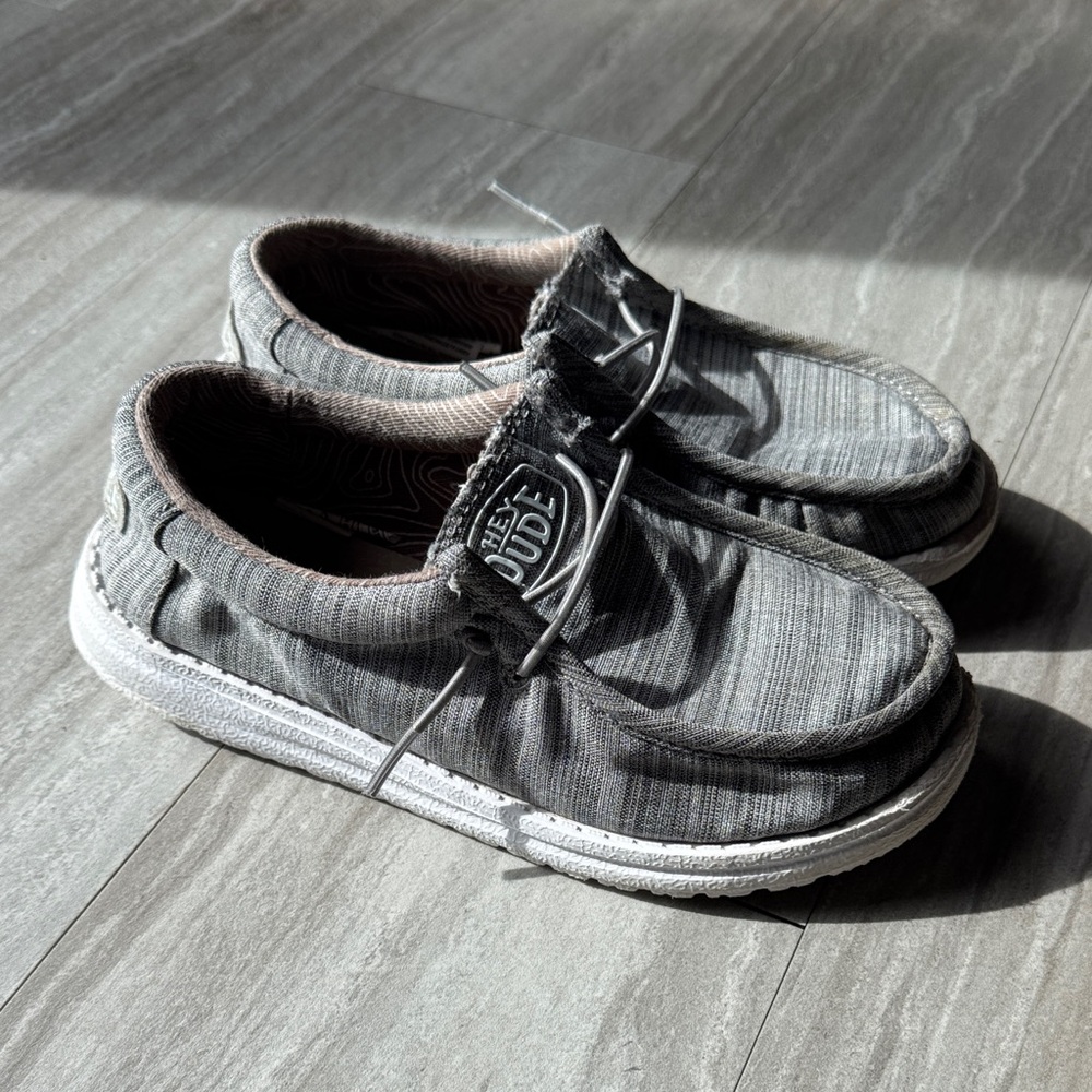 Hey Dude Boy’s Charcoal Slip-On